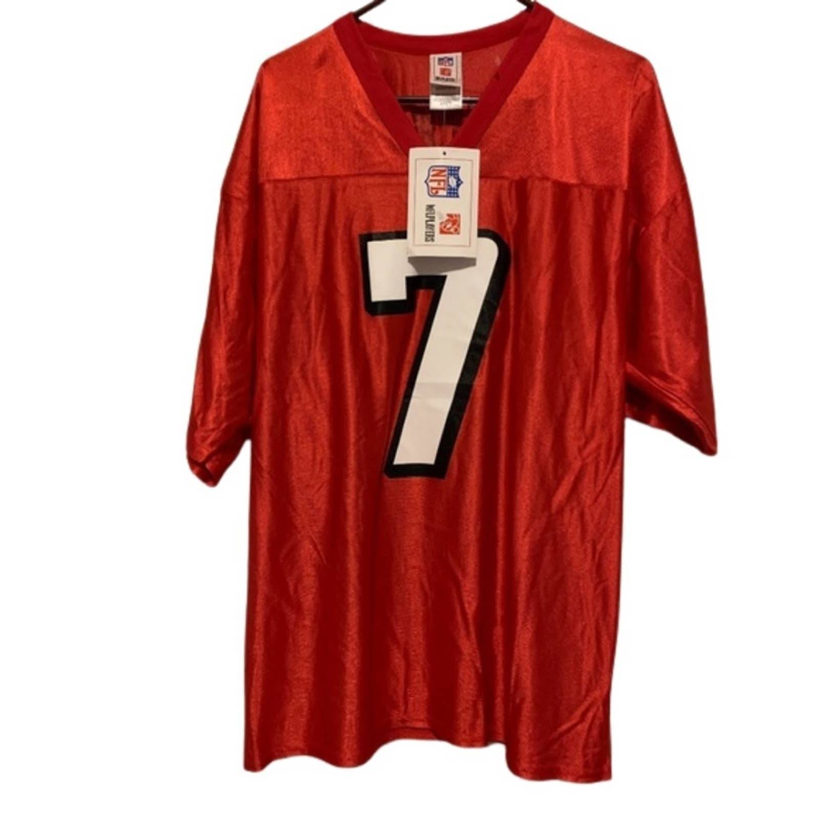 NFL Falcons VICK 7 レプリカユニフォーム Reebok NFL Atlanta Falcons Michael Vick #7 Black Jersey Size