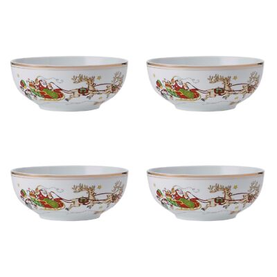 Fitz & Floyd St. Nicholas Cereal Bowl (Set of Four)