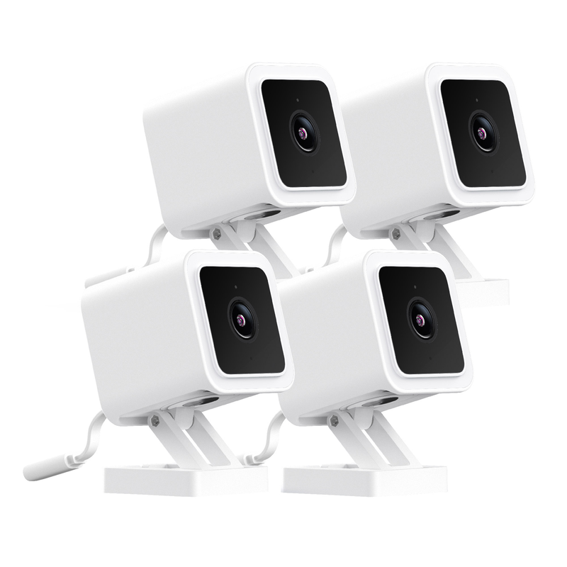 Cam V3 4-Pack Indoor/Outdoor Security Cameras with Color Night Vision