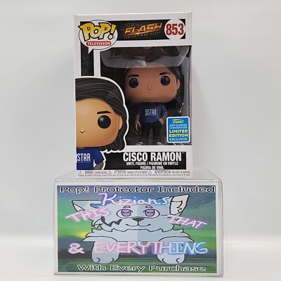 Funko Pop! The Flash - Cisco Ramon #853 Vinyl Figure 2019 SDCC Exclusive Limited