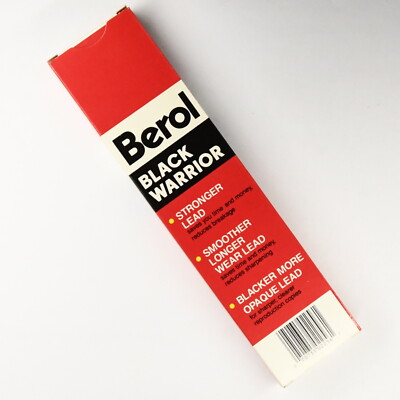 Vintage Berol Black Warrior No 3 Pencils Box of 12 New #3 372 372-3 Medium Hard