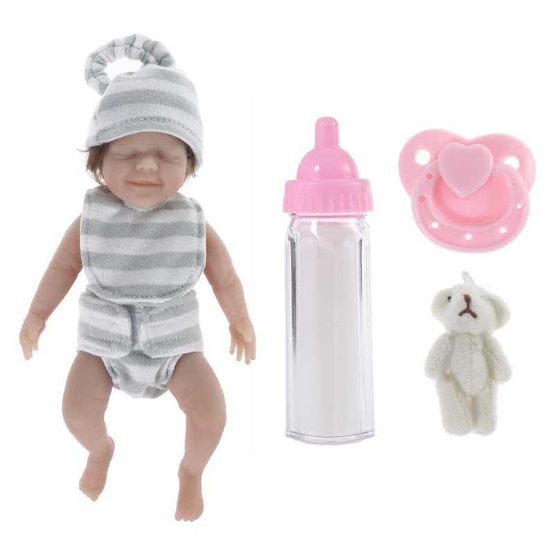 Girls 6 Inch Preemie Lifel-ike Soft Vinyl W/accessories