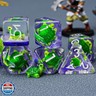 DND Resin Tortoise Dice Set, DandD Polyhedral Dice for Dungeons and Dragons RPG, MTG Role Playing Games D and D Dice 7pcs D20 D12 D10 D8 D6 D4