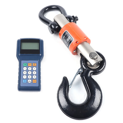 Wireless Digital Electronic Hanging Crane Scale Remote Control Crane Scale New