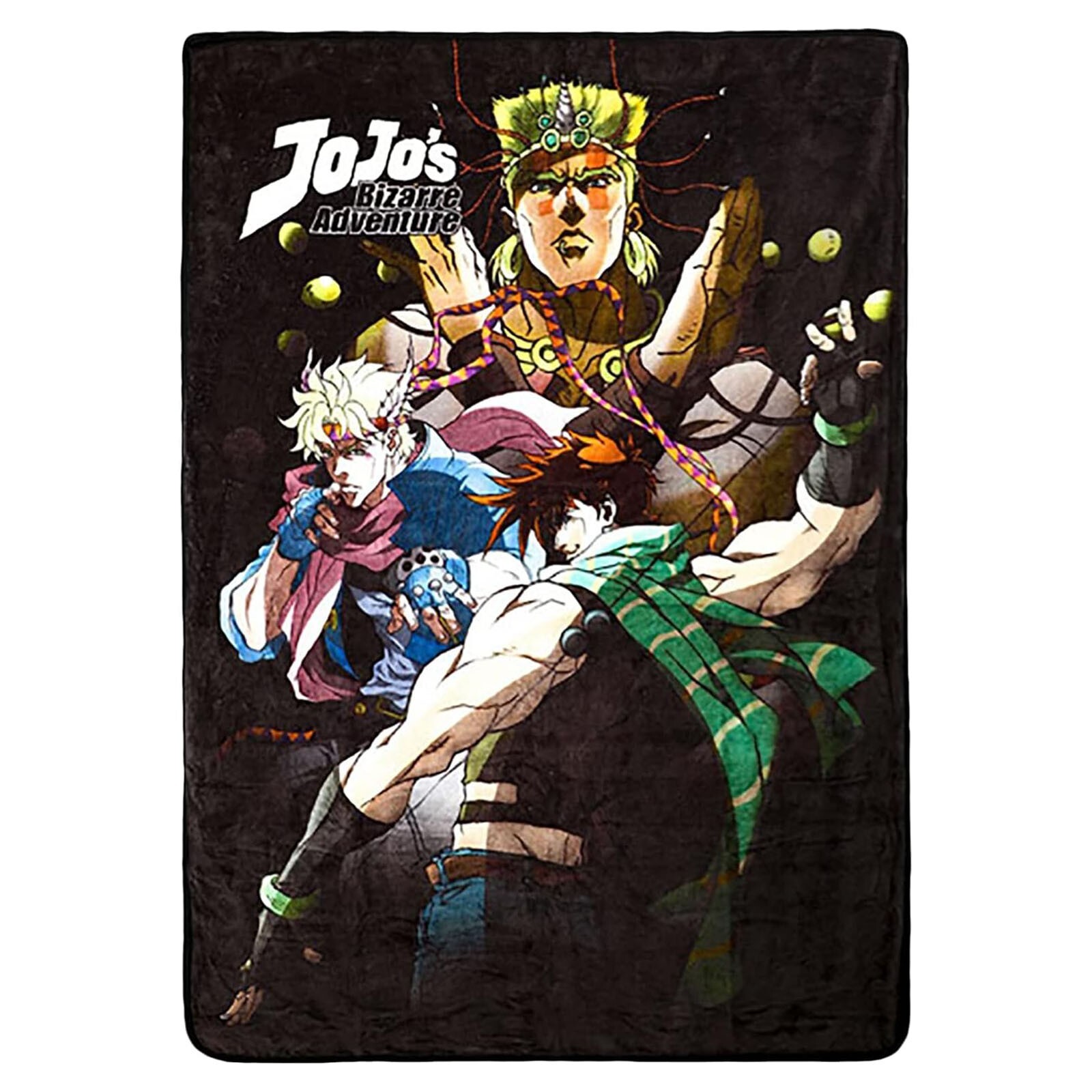 Плюшевое одеяло Bioworld JoJos Bizarre Adventure 45 x 60 НОВОЕ