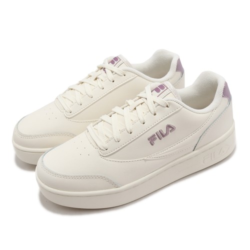 

Fila Court Lux цвета слоновой кости фиолетовые мужские унисекс повседневная обувь для образа жизни кроссовки, Цвет слоновой кости, Court Lux