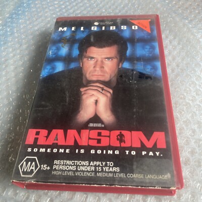Ransom  - VHS - Big Box Ex Rental - Cleaned & Tested
