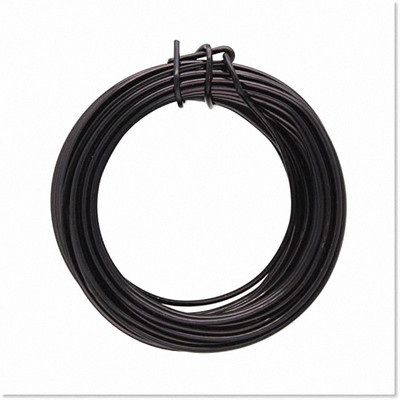 Premium Square Wire Elements - Soft Temper 18 Gauge, 7 Yard C Black Color Beadin