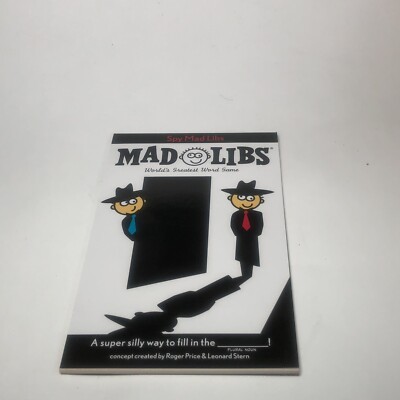 Mad Libs Ser.: Spy Mad Libs by Leonard Stern and Roger Price 2012 NEW