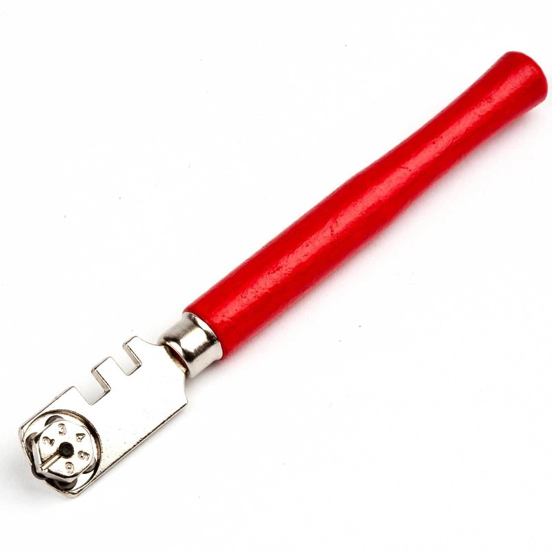 Glasschneider Holzhandgriff 6 RÃ¤Dchen Abbrechkanten Glas Bis 6 Mm Schneiden