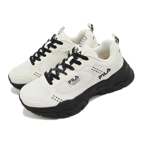 

Fila Sash Белые Черные Женские Коренастые Повседневные Туфли На Платформе Образа Жизни Кроссовки, Белый, Sash