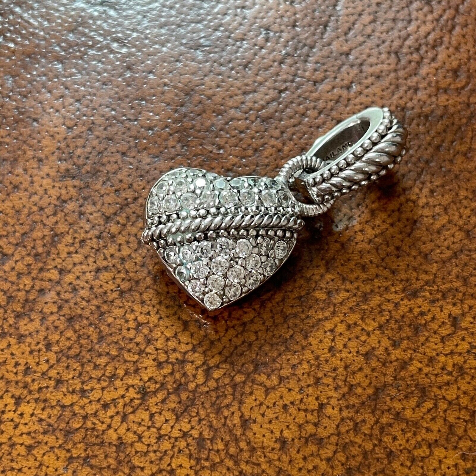 Vintage Judith Ripka Double Sided Enhancer Sterling Silver Vintage Judith Ripka Double Sided Enhancer Sterling Silver
