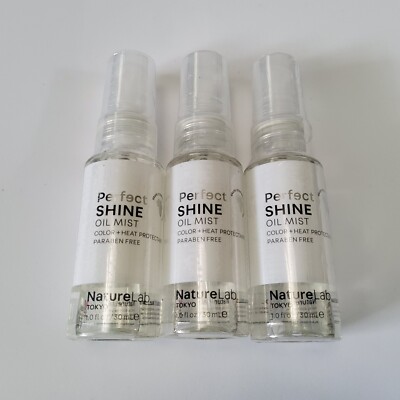Lot Of 3-Nature Lab Perfect Repair Leave In Treatment 1oz/30ml Sealed Travel Sz