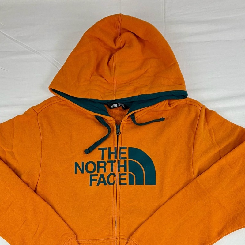 The North Face Men's Half Dome Full Zip Hoodie Orange Size M