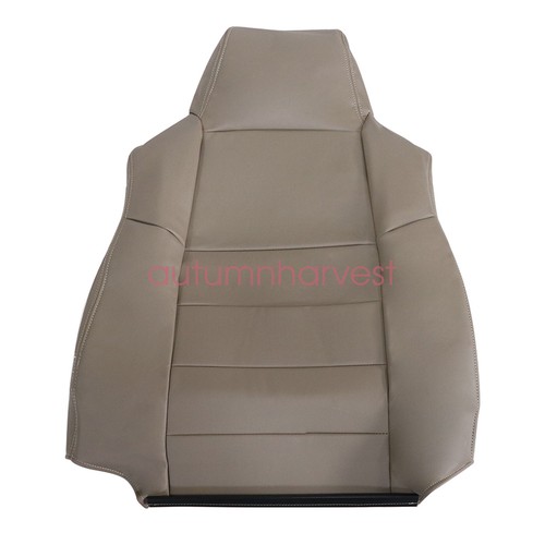For 2002-2005 Ford Excursion Limited Front Leather Seat Cover Tan / Foam Cushion