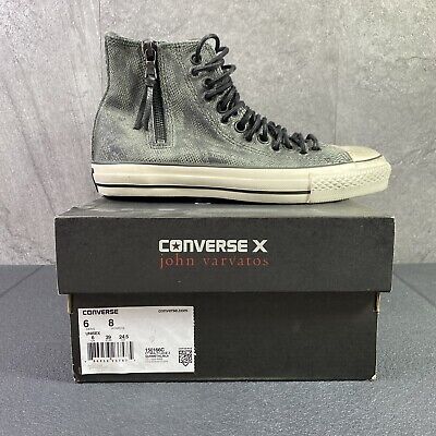 Converse CT Multilace Z John Varvatos Sz 6 Mens Gunmetal Black Shoes