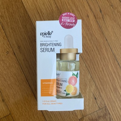 epielle K-Beauty Brightening Serum Vitamin C Smoothing, Glowing 1 Oz NEW