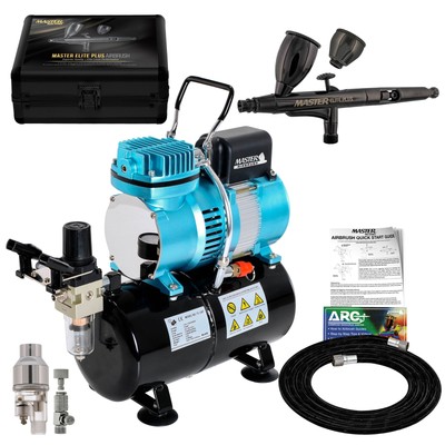 With Tank Kit, Master Elite Plus Airbrush Set