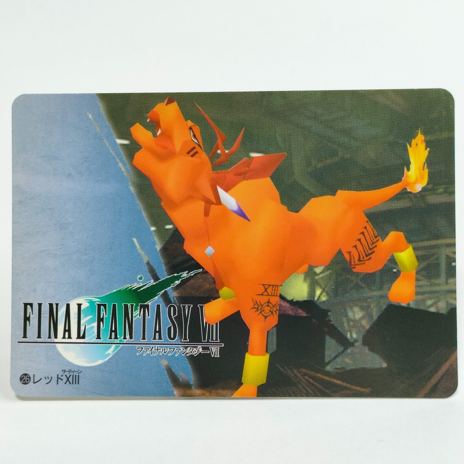 Final Fantasy 7 VII Carddass Red XIII Nanaki #26 Bandai
