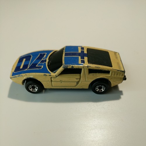 Vintage 1985 Matchbox Super GT BR 29/30 Yellow #70 Diecast