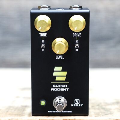 Keeley Electronics Super Rodent 4-in-1 Overdrive and Distortion Effect Pedal