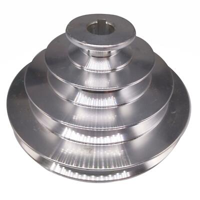 16mm Bore 4 Step A Type V-Belt Pagoda Pulley Belt Outter Dia 40-130mm