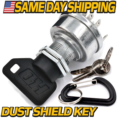 Ignition Switch Fits John Deere Gator HPX615 HPX815 855D w/ Premium Umbrella Key
