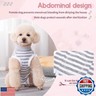 TQFlow Dog Surgery Recovery Suit, Pet Body Suits Abdominal Wounds Protector for Female Male, Substitute E-Collar and Cone Recovery Shirt, Neuter Surgical Onesie Anti Licking for Small, Medium Dogs Cats
