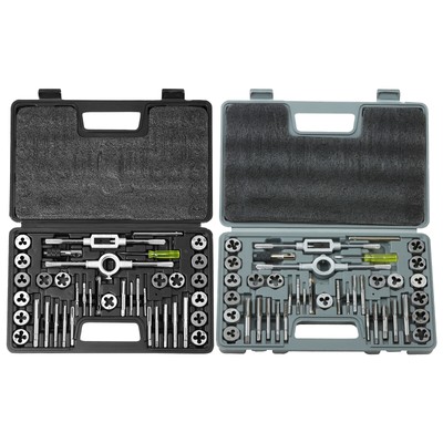 VEVOR Tap and Die Set 80Pcs Metric and SAE Standard Bearing Steel Threading Tool