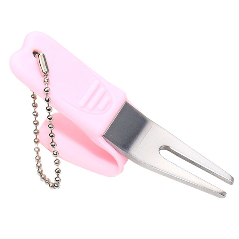 Golf Green Repair Tool Ball Marker Putting Fork Groove Cleaner Pitch Golf Gifts