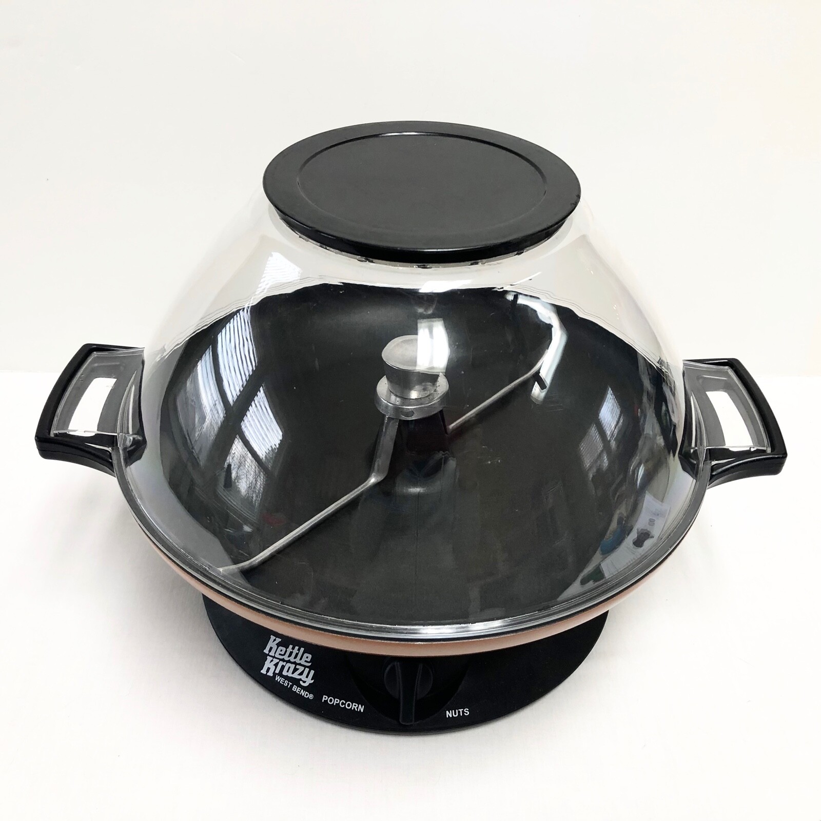 West Bend 82386 Kettle Krazy Popcorn Popper & Nut Roaster w/ Manual