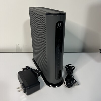 Motorola MG8702 Cable Modem + Wi-Fi Router-Black