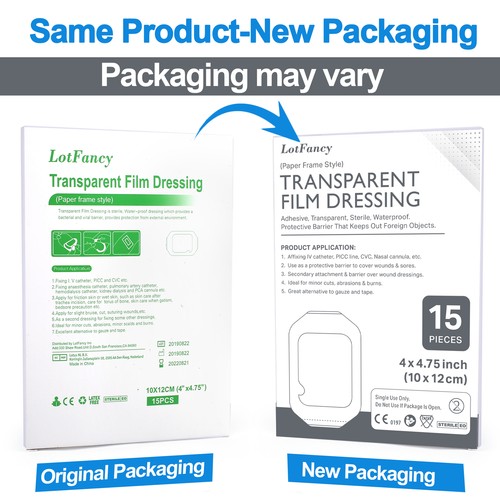 Transparent Dressing Waterproof Adhesive Film Dressing Wound Cover Bandage Lot