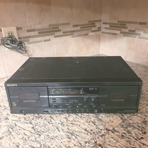 Sony TC-WR670 HX Pro Stereo Dual Cassette Deck - Parts/Repair