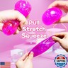 Pink Squishy Glitter Stress Balls Squeeze Fidget Toys for Kids and Adults - Colorful Stress Squish Ball, Squishy Toys for Kids Prizes,, Party Favors, Relax, Improve Focus