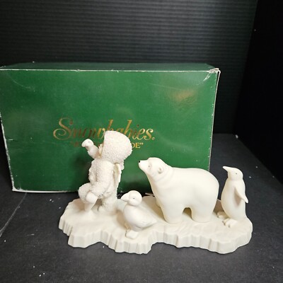 Dept. 56 Snowbabies 68241 Join The Parade Bear Penguin Bird