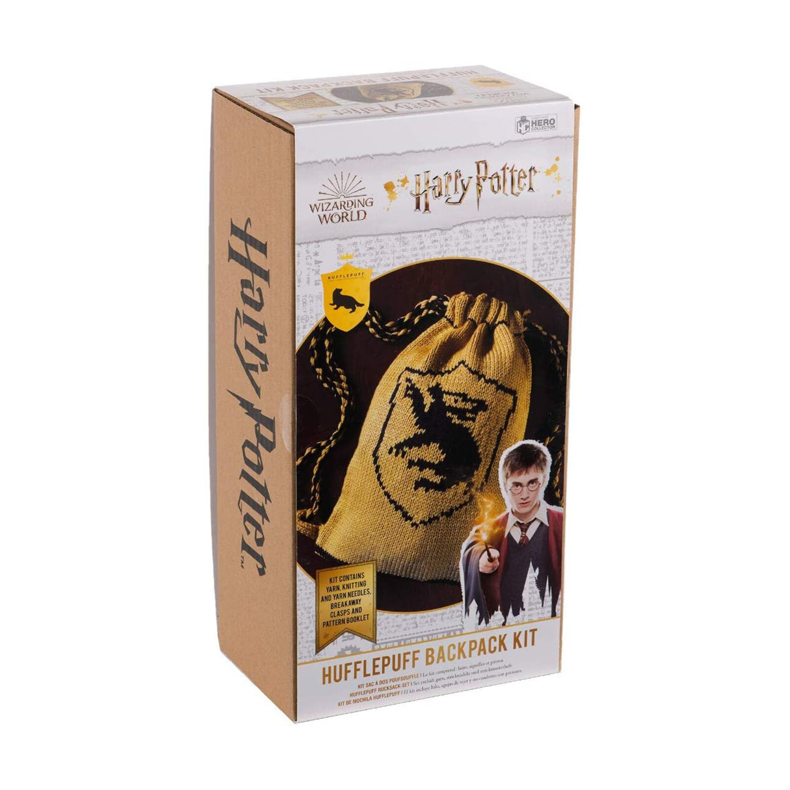 Набор для вязания рюкзака Eaglemoss Harry Potter Hero Collector Hufflepuff НОВЫЙ В НАЛИЧИИ
