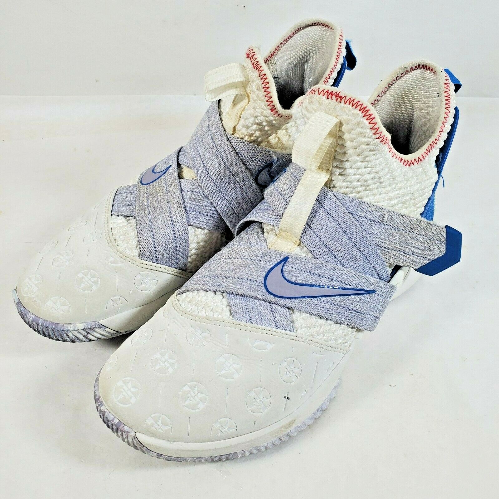 lebron soldier 12 white and blue