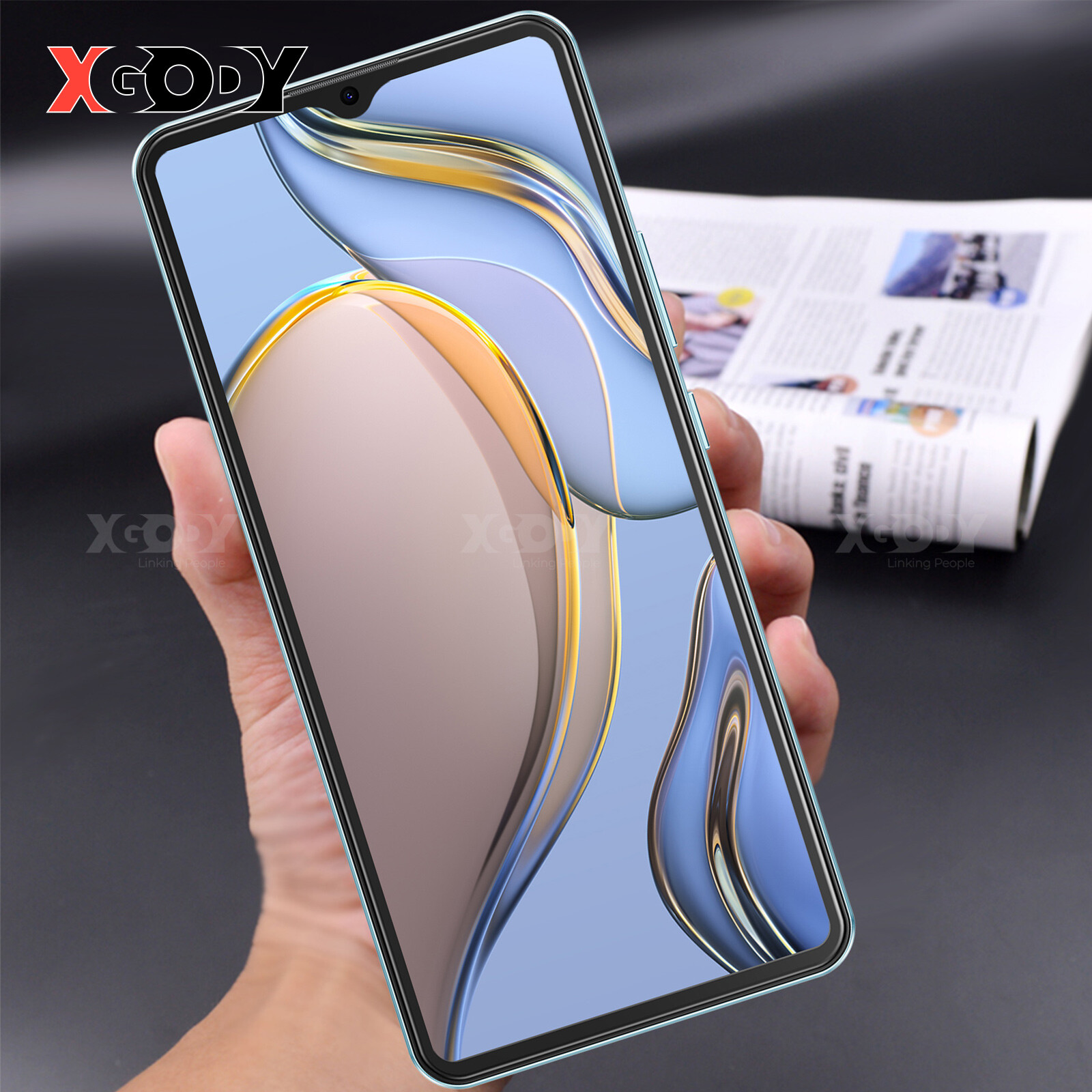 XGODY New Unlocked Smartphone Android Quad Core Dual SIM Cell Phone 6.5" Phablet