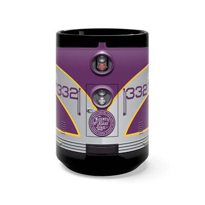 Atlantic Coast Line Railroad F2A #332, Ceramic Coffee Mug