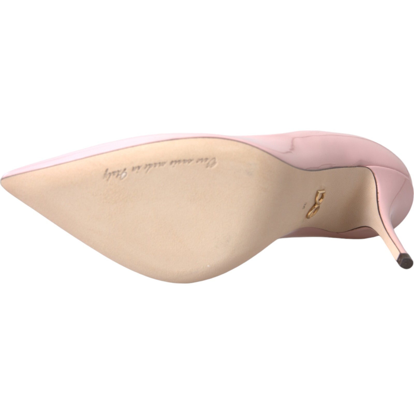 Pre-owned Dolce & Gabbana Shoes Light Pink Patent Leather Pumps Heels Eu39.5 / Us9 800usd