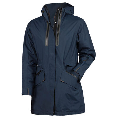 Pre-owned Jack Wolfskin Texapore The Shoreditch Jacket Navy Womens Coat 1108721 1910 In Blue