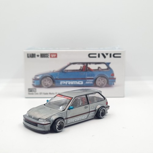 MINIGT 街道ハウス Civic Kaido Works V1 (チェイス) Honda Civic (EF) Kaido Works™️ V1 CHASE Announce Date
