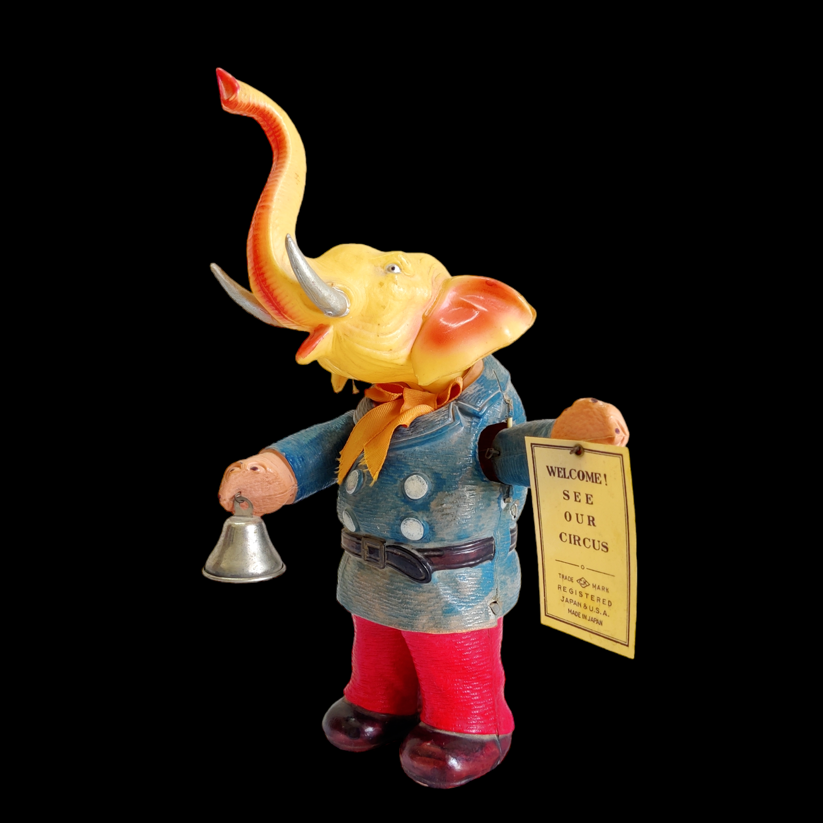 1970年代 絶版品 日本製 AOKI TOY サーカス オートバイ WIND-UP 1970年代 絶版品 日本製 AOKI TOY サーカス オートバイ WIND-UP