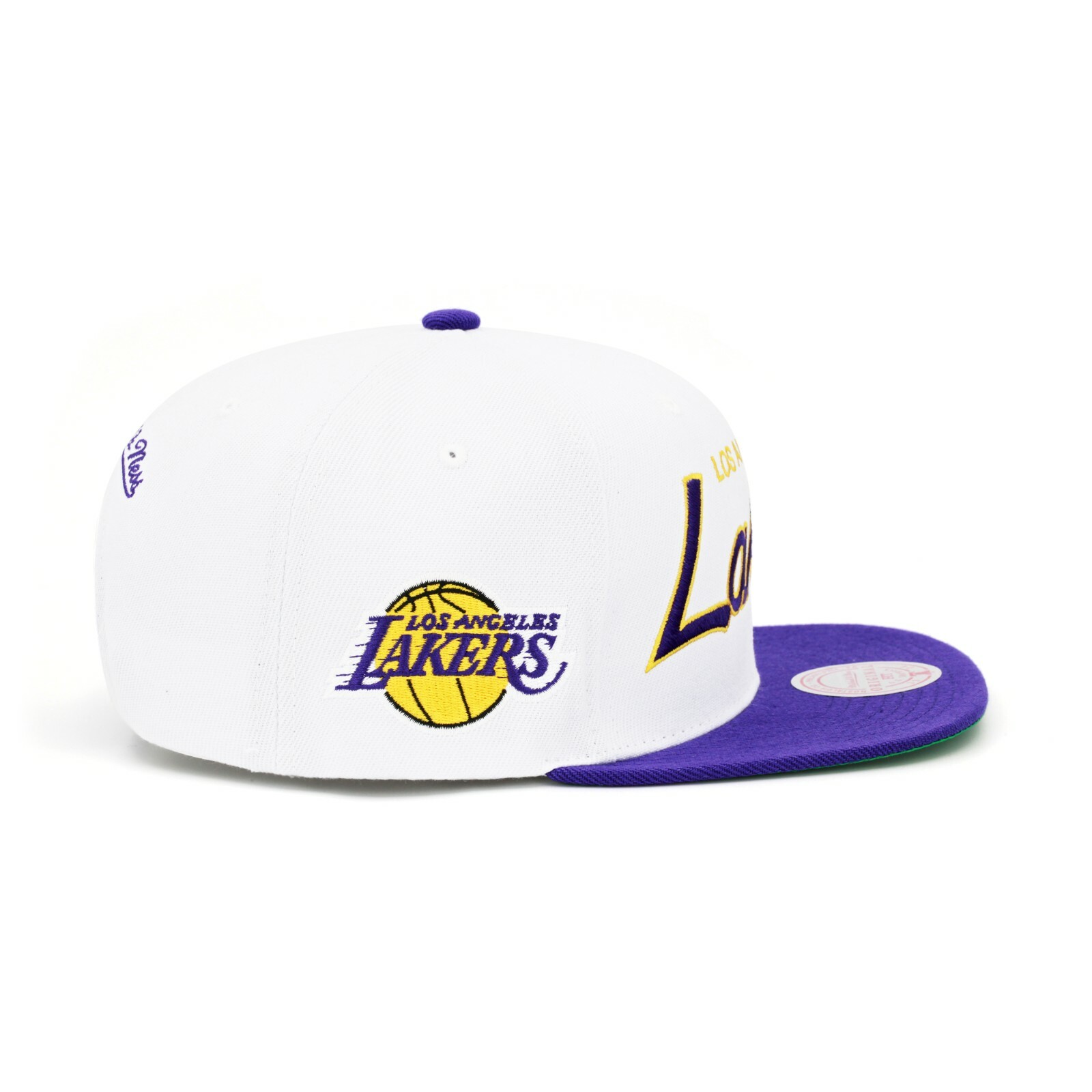 LA Lakers Snapback Hat Cap White 