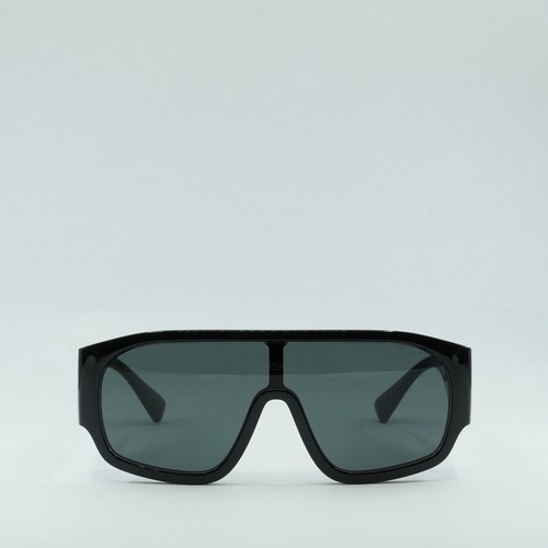 Pre-owned Versace Ve4439 Gb1/87 Black/dark Grey 133-1-145 Sunglasses In Gray