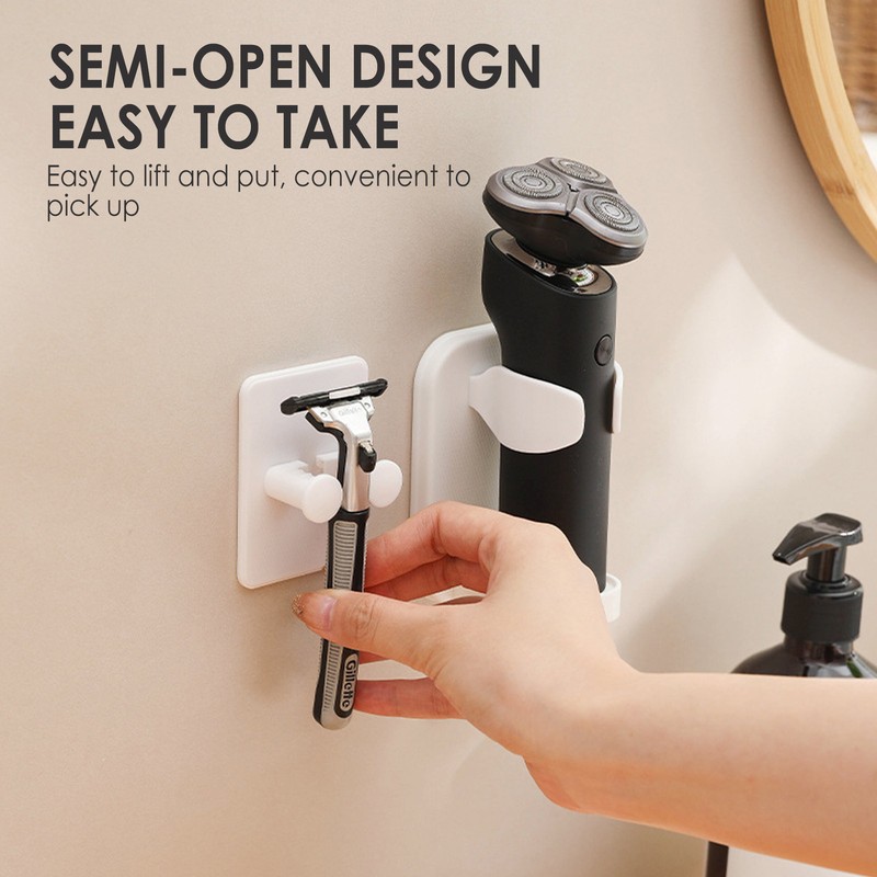 Toothbrush Holder Wall Suction Cup Hook Razor Bath/washroom Storage Top