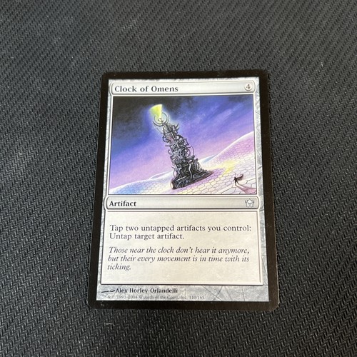 Clock of Omens Magic The Gathering Mtg Fifth Dawn Artifact