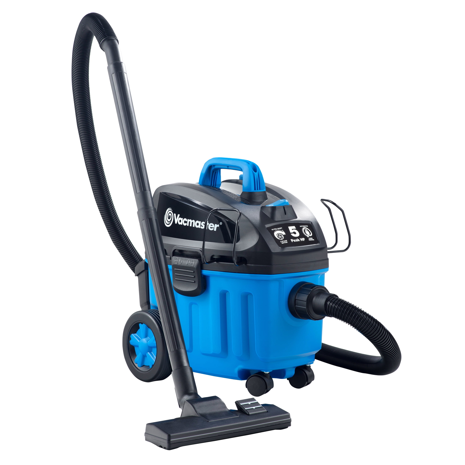 Vacmaster 4 Gallon 5 Peak HP Poly Household Wet/Dry Vacuum, 
