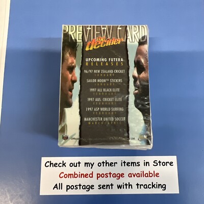 1996 Futera the Decider Cricket Trading Cards Complete Basic Set